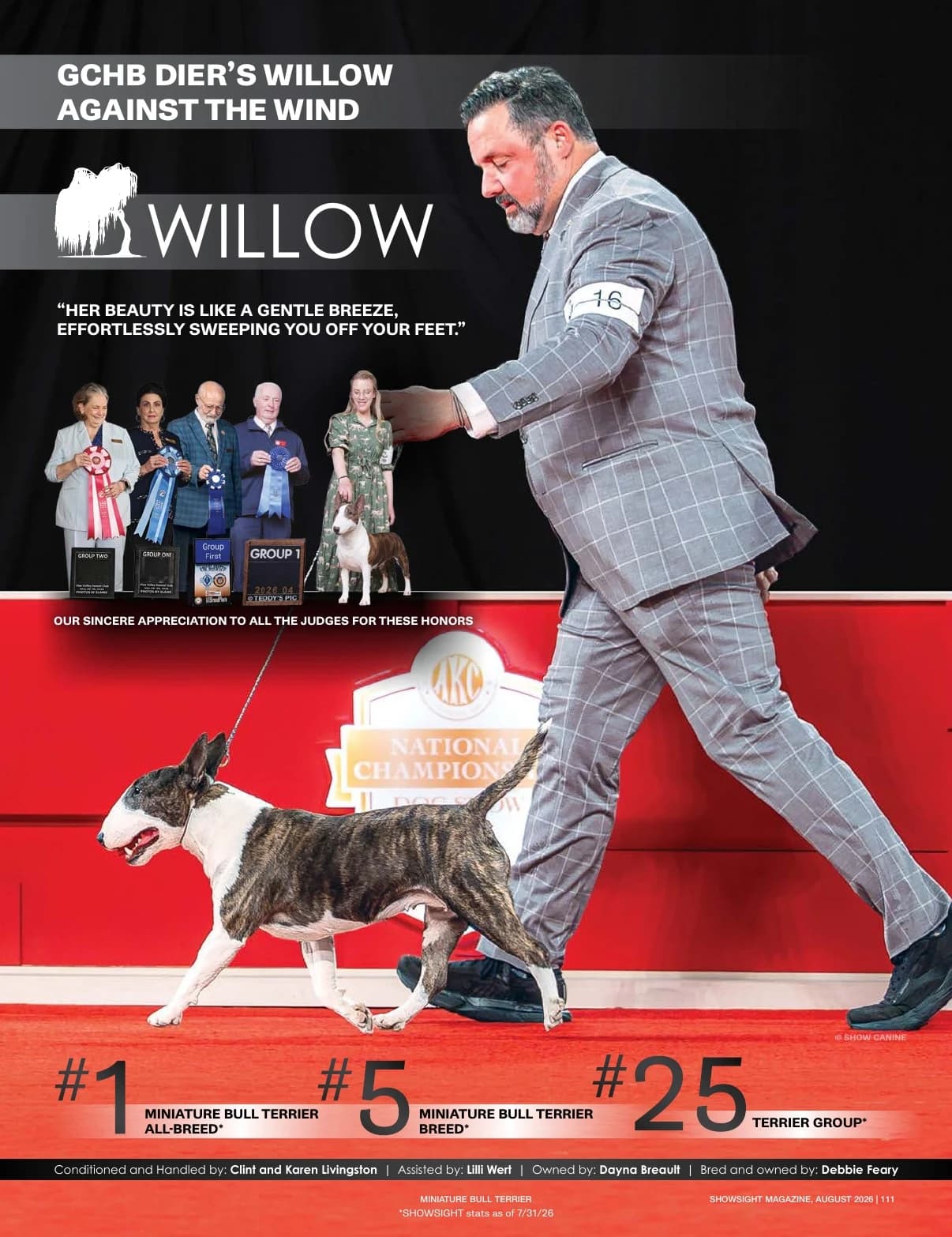 GCHB CH DIER'S WILLOW AGAINST THE WIND in Showsight Magazine | August 2026, page 115