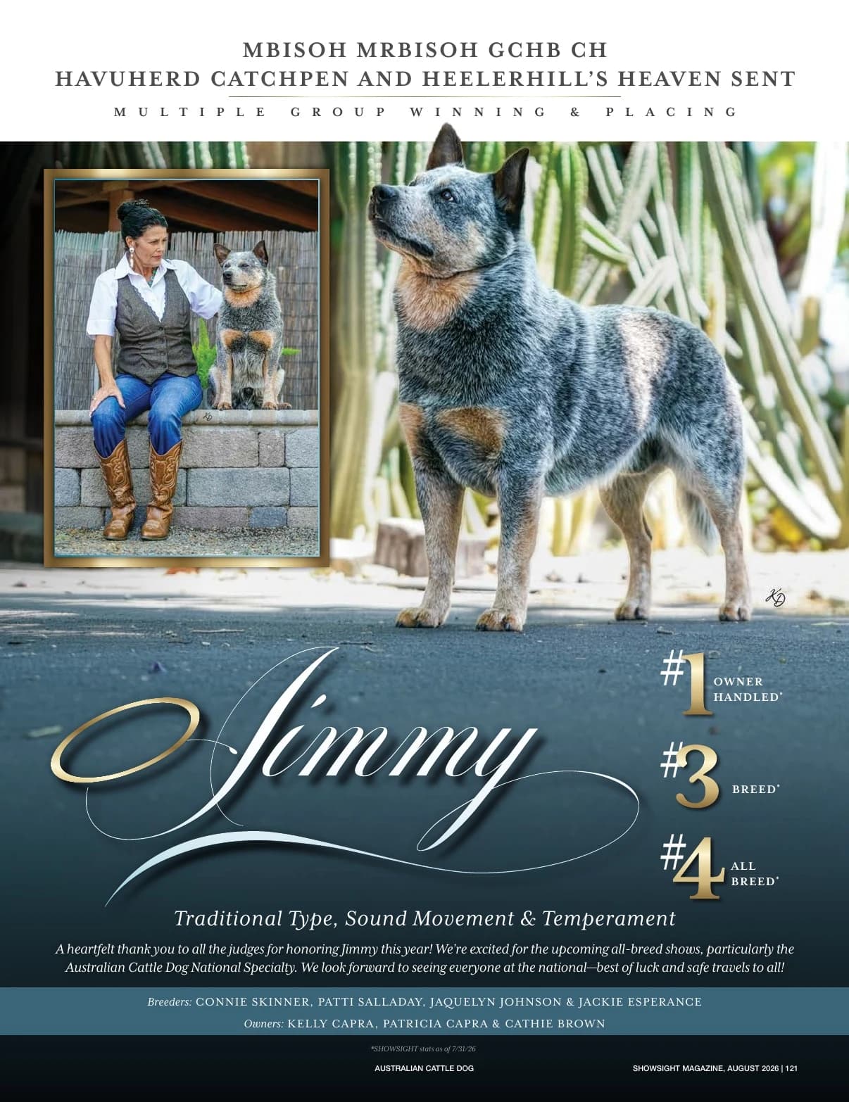 GCHS CH HAVUHERD CATCHPEN AND HEELERHILL'S HEAVEN SENT in Showsight Magazine | August 2026, page 125