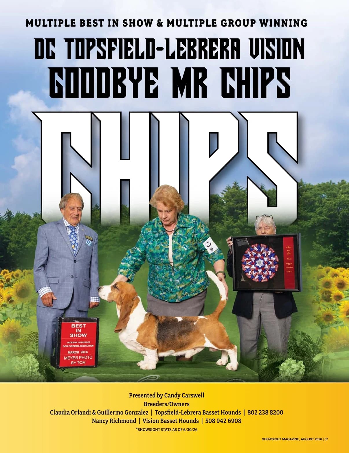 GCHG DC TOPSFIELD-LEBRERA VISION GOODBYE MR. CHIPS in Showsight Magazine | August 2026, page 41