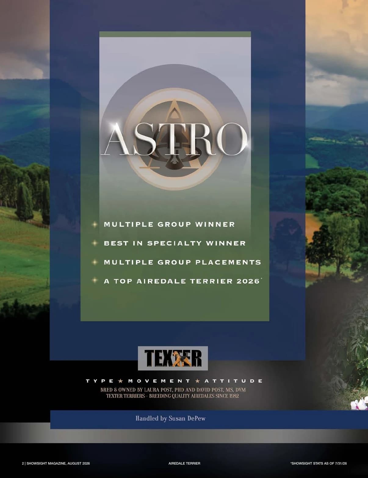 GCH CH TEXTER CROWN'S ROCKET in Showsight Magazine | August 2026, page 6
