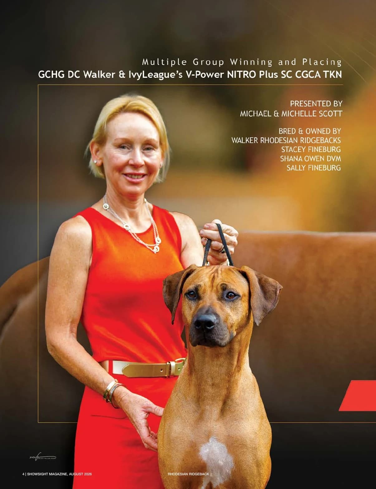 GCHG DC WALKER & IVYLEAGUE'S V-POWER NITRO PLUS CGCA SC TKN in Showsight Magazine | August 2026, page 8