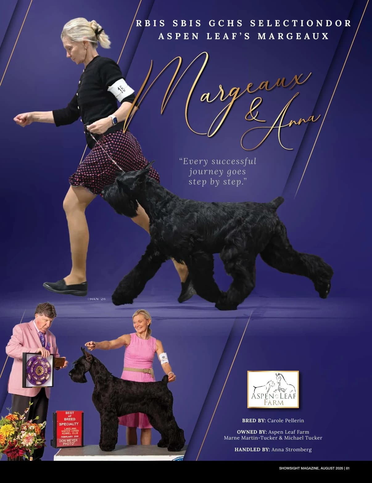 GCHS SELECTIONDOR ASPEN LEAF'S MARGEAUX in Showsight Magazine | August 2026, page 85