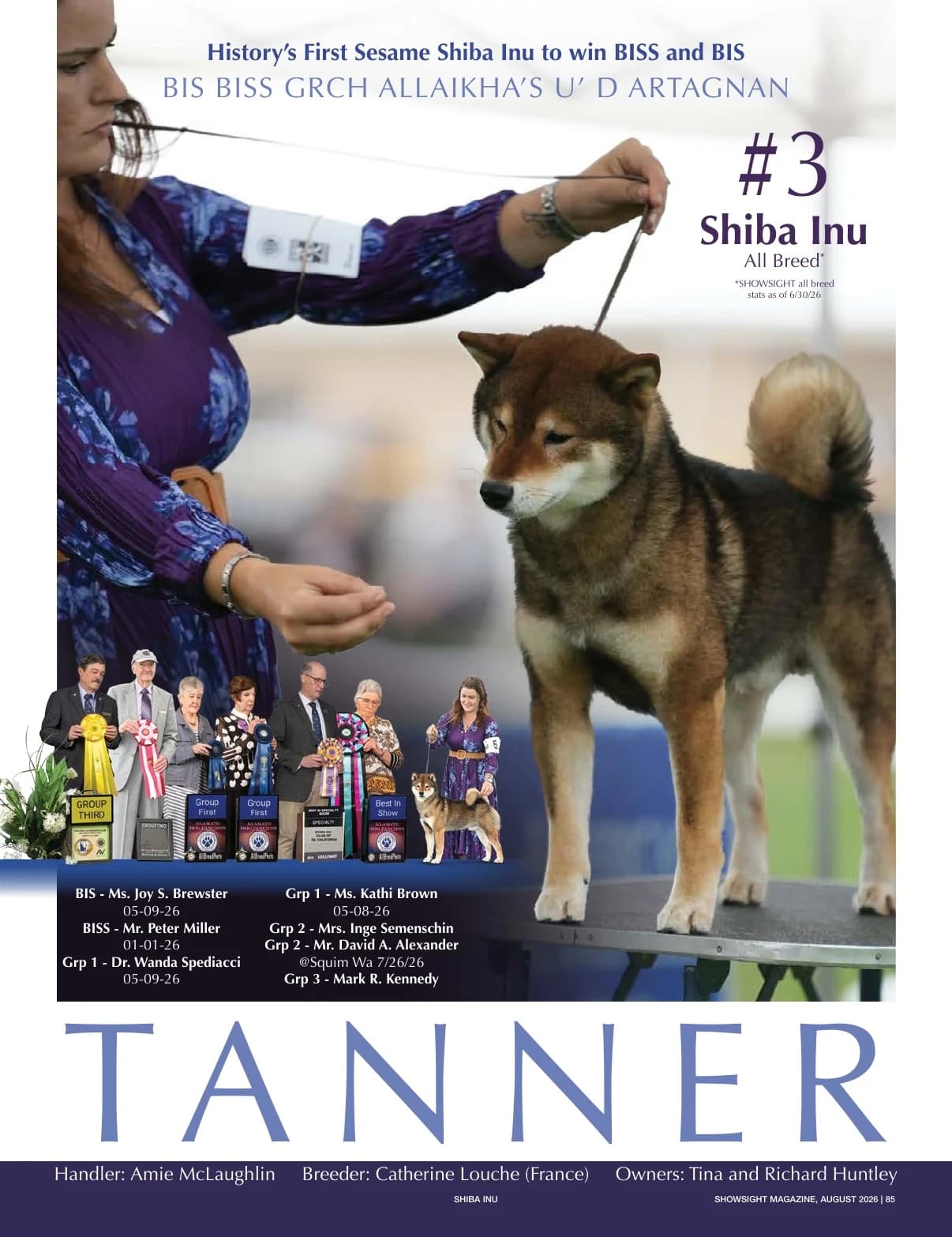 GCH CH ALLAIKHA'S U 'D ARTAGNAN in Showsight Magazine | August 2026, page 89