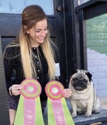 Purebred Dogs Junior Handlers Picture Of A Girl With Her Purebred Dog
