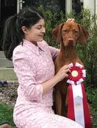 Junior Handlers Picture Of A Girl With Her Dog