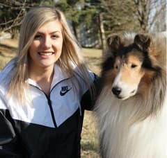 Junior Handlers Picture Of A Girl With Her Dog