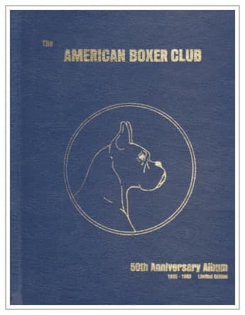 Cover of the "50th Anniversary Album by the American Boxer Club"