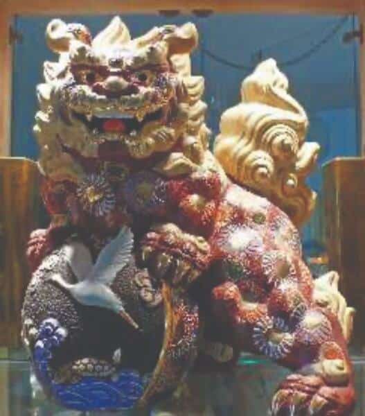 Chinese dragon figure.