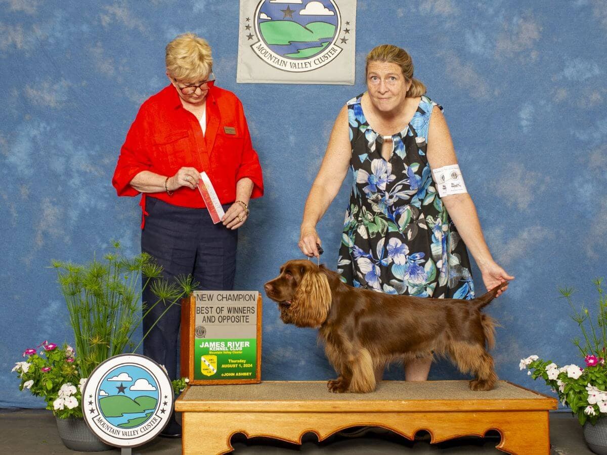 Tara Darling-Lyon at a dog show