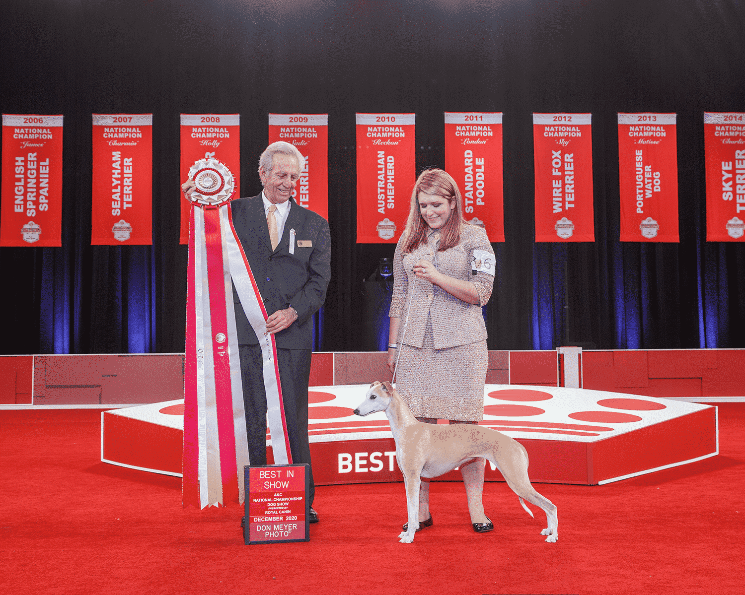 Whippet 'Bourbon' Wins Best in Show at 20th AKC National Championship Presented by Royal Canin