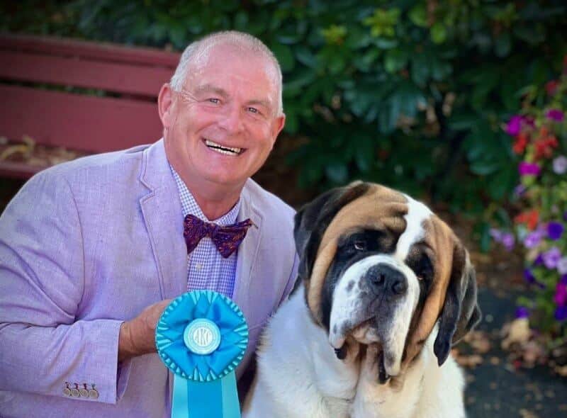 Owner Handler Will Bratcher with his dog