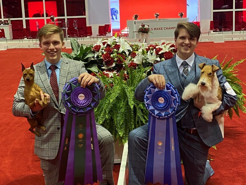 Luke Waters, the 2023 WKC Dog Show Best Junior Handler, is pictured at the show