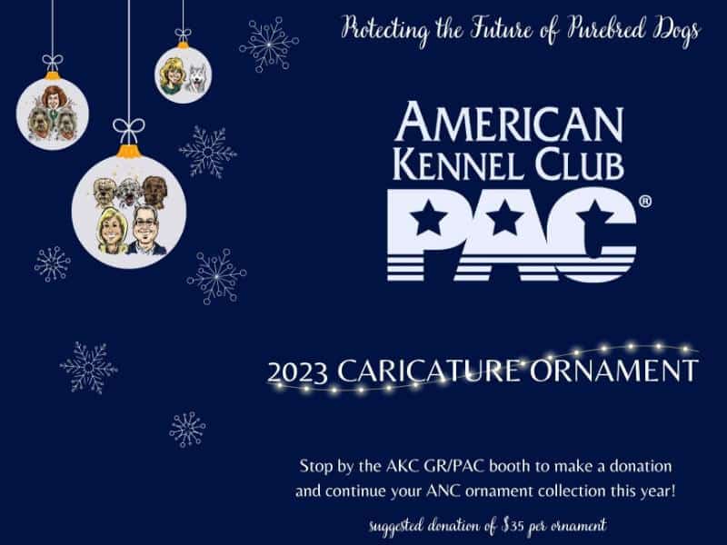 AKC Caricature Ornaments