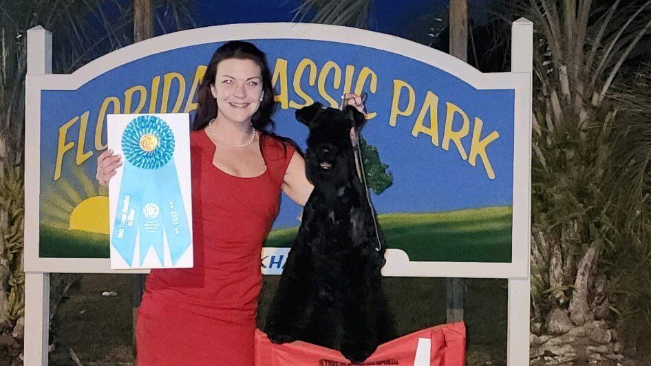Breeder/Owner Handler Krystal Purcell