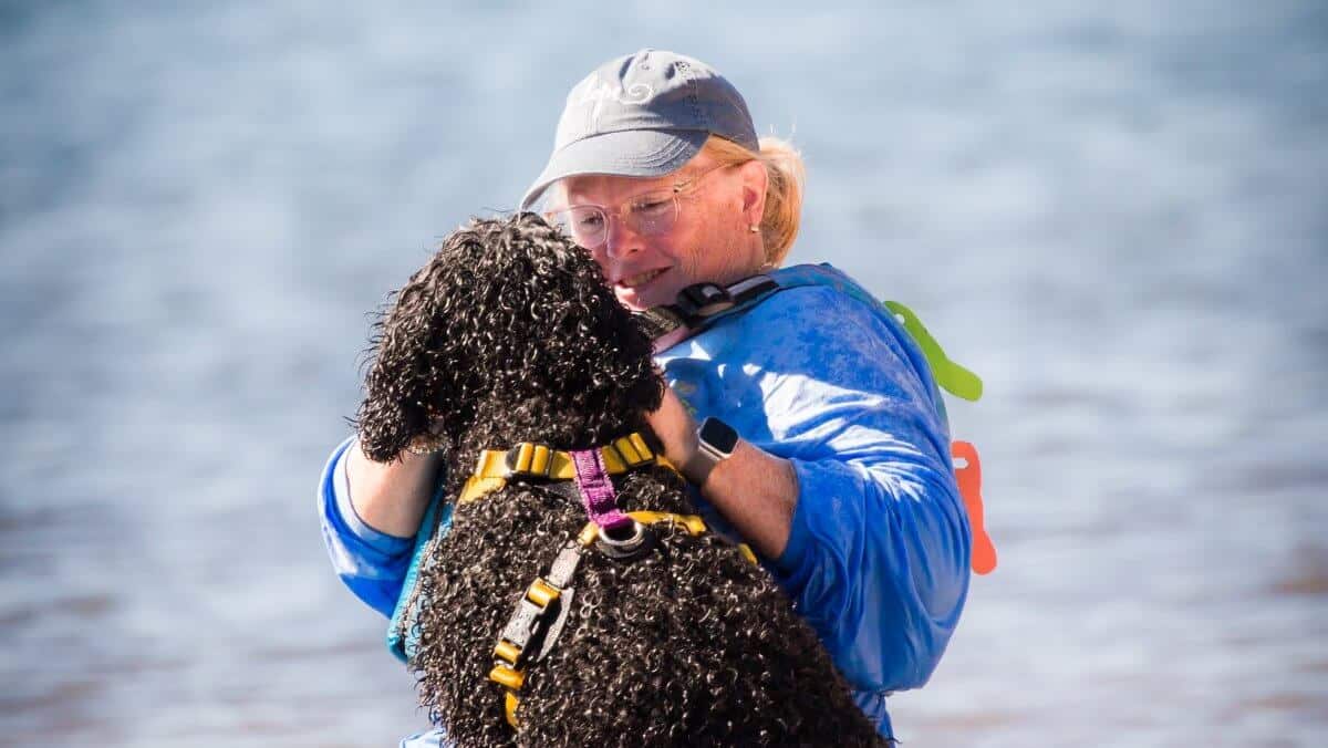 Marilu Novy, breeder of Overlook Lisiji Portuguese Water Dogs