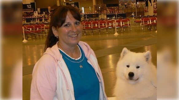 Claire O’Neill, Breeder of Bark Bark Samoyeds