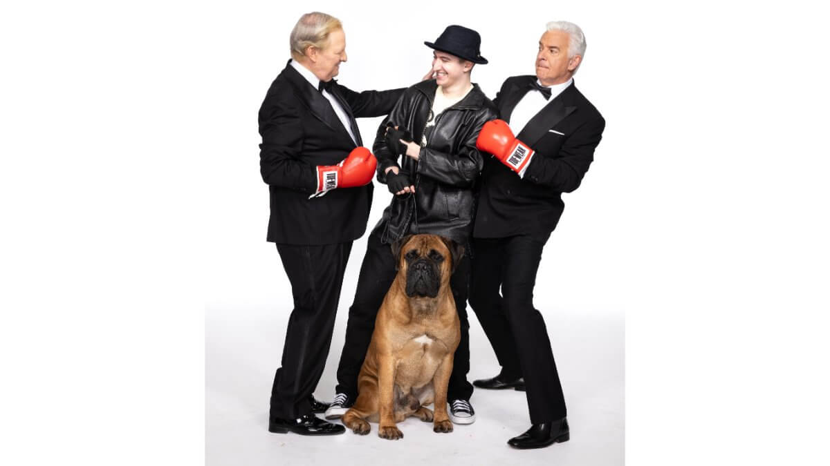 CELEBRATING ROCKYFEST 2024 - National Dog Show Presented by Purina co-hosts David Frei (l) and John O’Hurley (r) celebrate RockyFest 2024, the newly-minted Philadelphia tourism initiative coming this December in the City of Brotherly Love. Philadelphia Vi