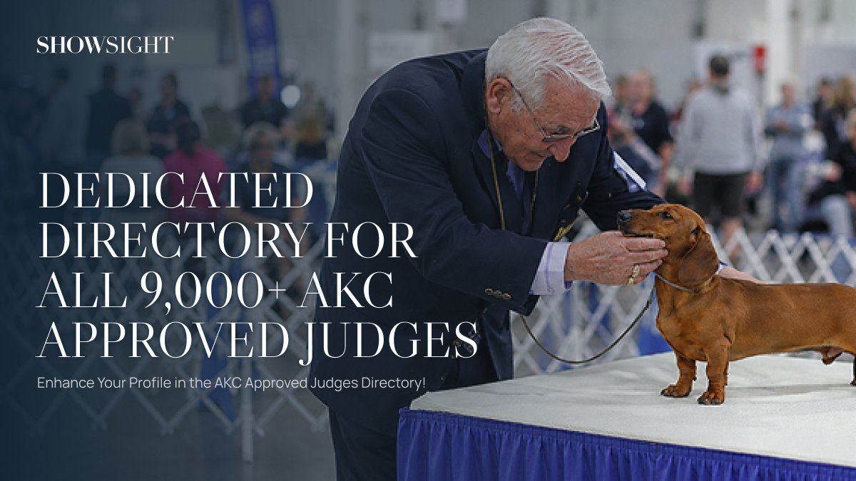 Dedicated Directory for All 9,000+ AKC-Approved Judges