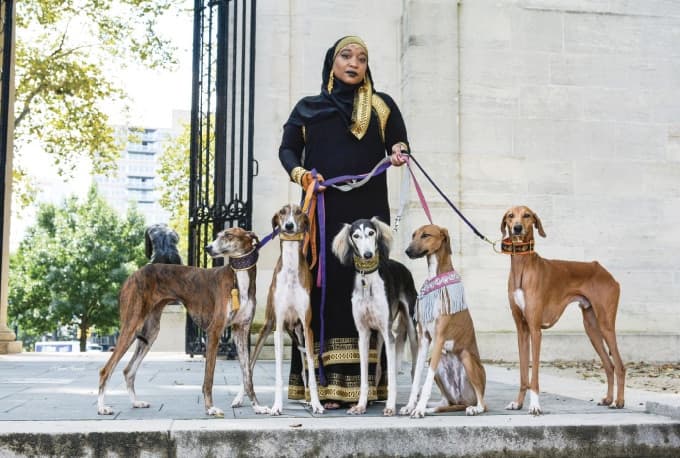 Aliya Taylor with her dogs Aliya Taylor with her dogs
