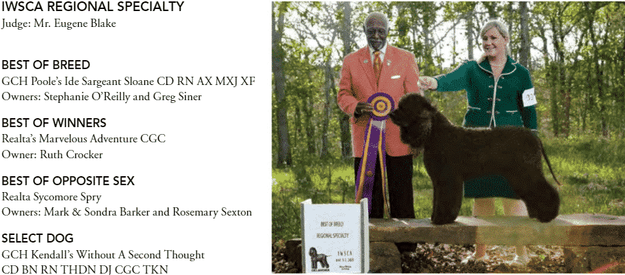 IWSCA National Specialty 2021