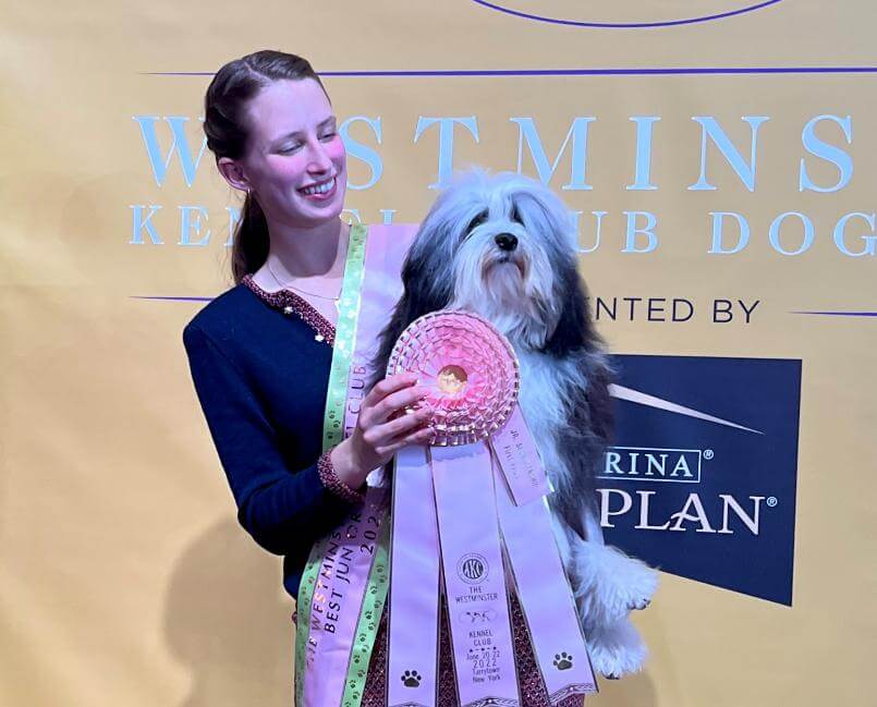 Erin Bernecker 2022 WKC Dog Show Best Junior Handler