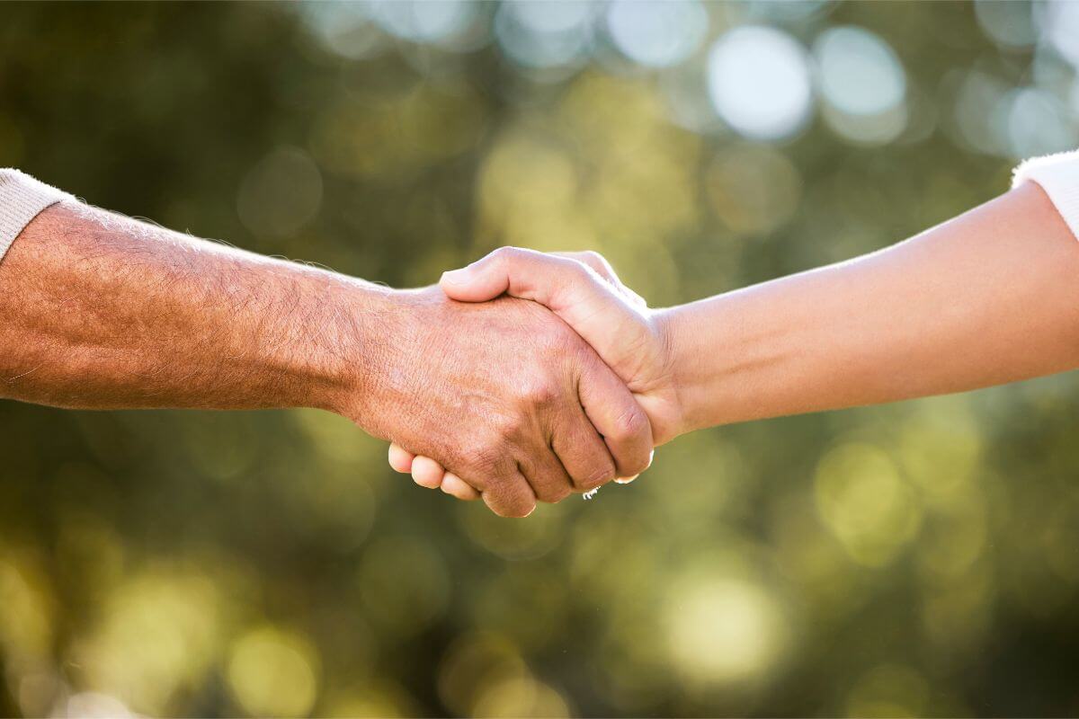 breed mentor handshake