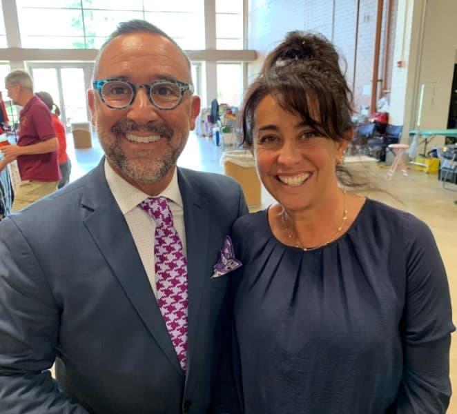 Always smiling Diego and Eve Garcia