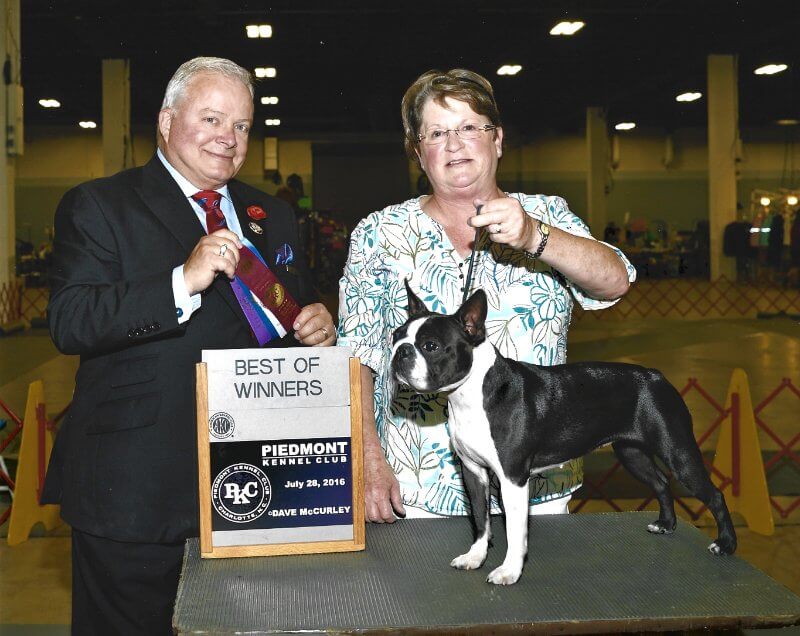 Jeanette Stribling with Judge Dennis McCoy.