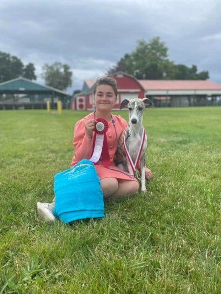 Audrey Boyer and Diamond at the Cascade Specialties