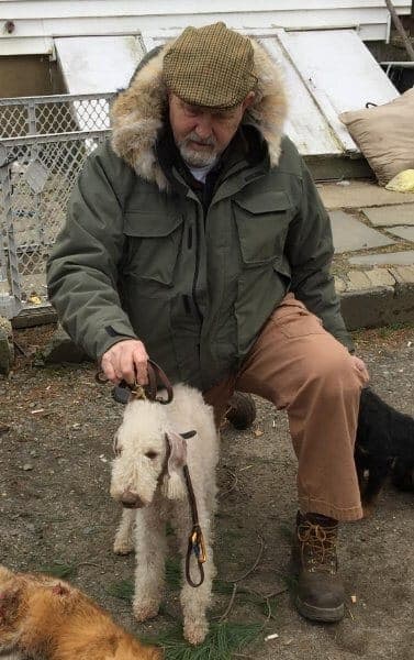Having taken on the New York City rat population, ‘Marcus’ moved on up to working a lurcher helping to control larger predators such as fox.