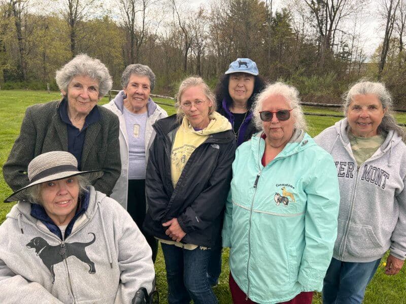 Left to right: Ann Marie Ely, Sally Futh, Jackie DeCinque, Dianne Burke, Helen Campbell, Mary Lange, and Ginny Cuneo