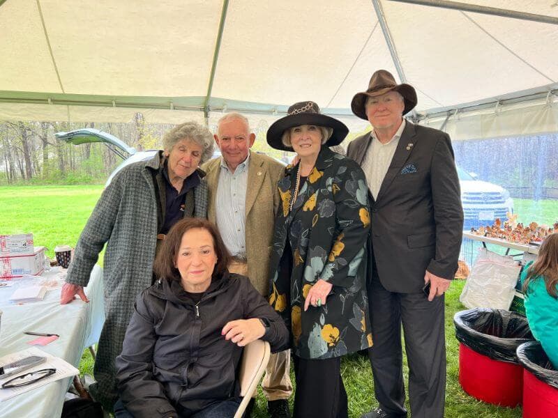 Left to right: Jackie Caruso, Sally and Bob Futh, Linda Ayers Turner Knorr, and Roy Ayers Jr.