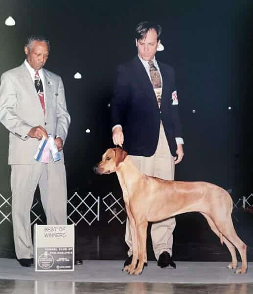 Judge Eugene Blake awards Best of Winners in 1998.