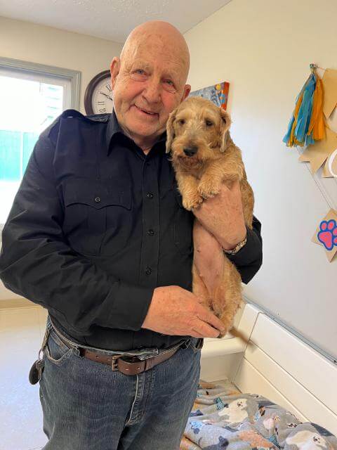 A truly unfortunate occurrence ends well as (almost CH)Reynard’s Sly Vixen is reunited with her very happy owner after being impounded by local authorities
