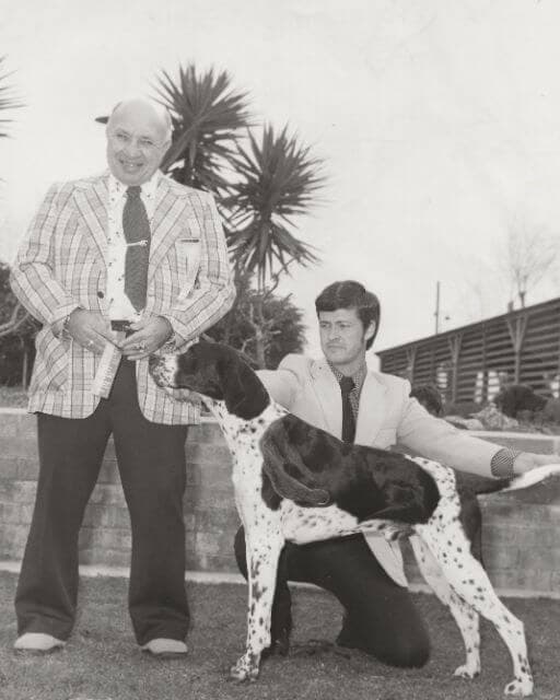 Ch Querdon Phoenix Of Cumbrian with Henri in 1971