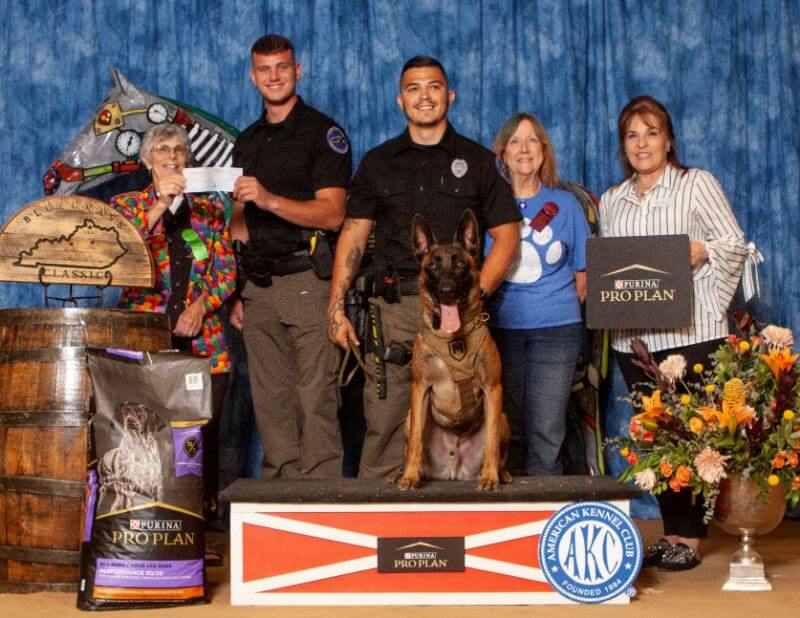 Police Department Receives $10,000 Check For New Police Dog