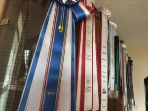 ribbons and rossetes