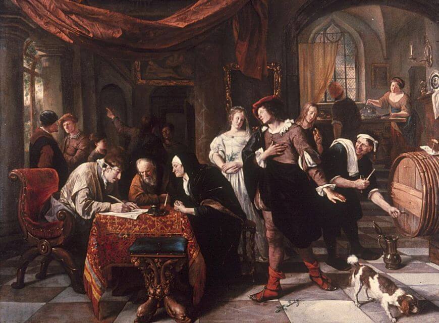 “The Marriage of Tobias and Sara”, Jan Steen, 1667, Herzog Anton Ulrich Museum, Braunschweig