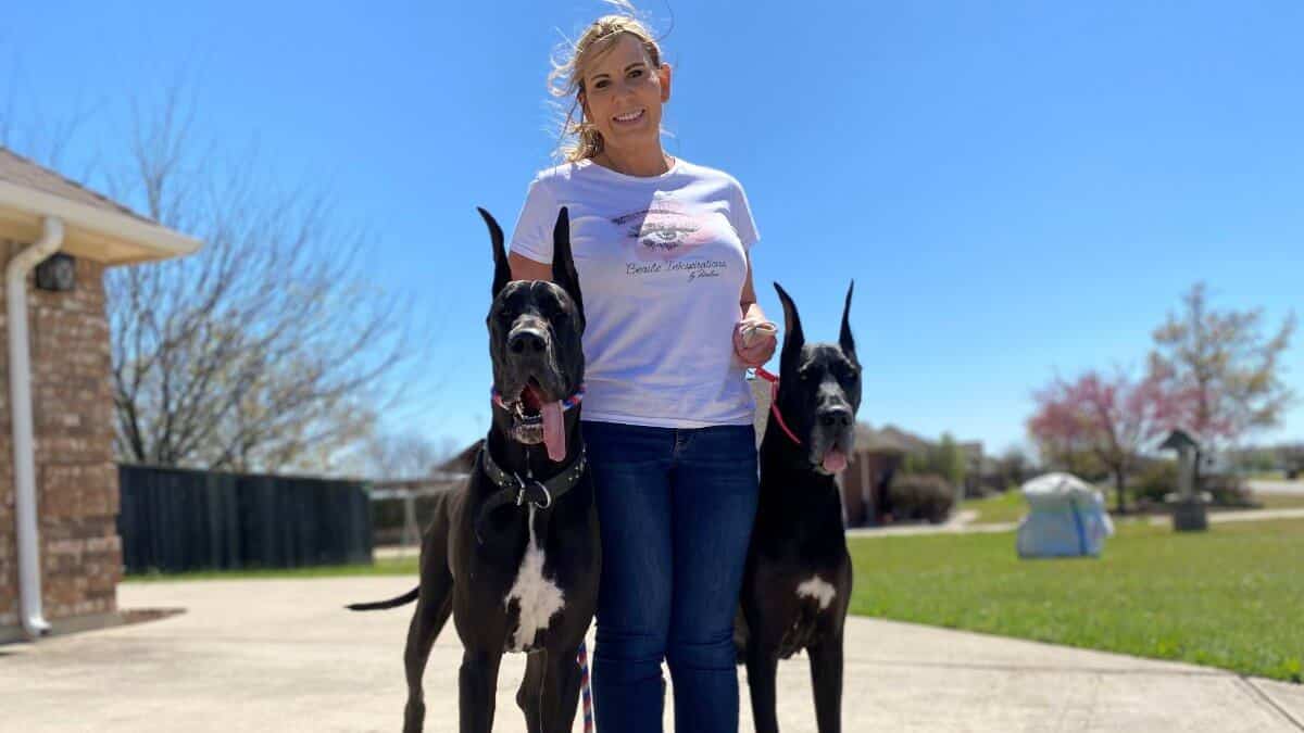 Melissa Dreyer, breeder of Sunrise Great Danes