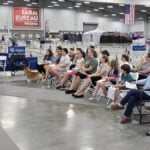 Junior Handlers and their parents/guardians attend the inaugural RHP Clinic at the First Colony Cluster in Doswell, Virginia.