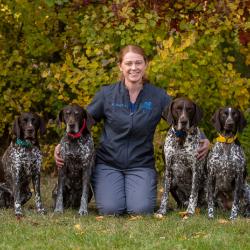 Picture of Michelle Wiberg, DVM, Chrishelle German Shorthaired Pointers AKC Breeder of Merit Bronze