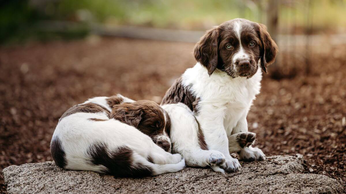 Drentsche Patrijshond puppies