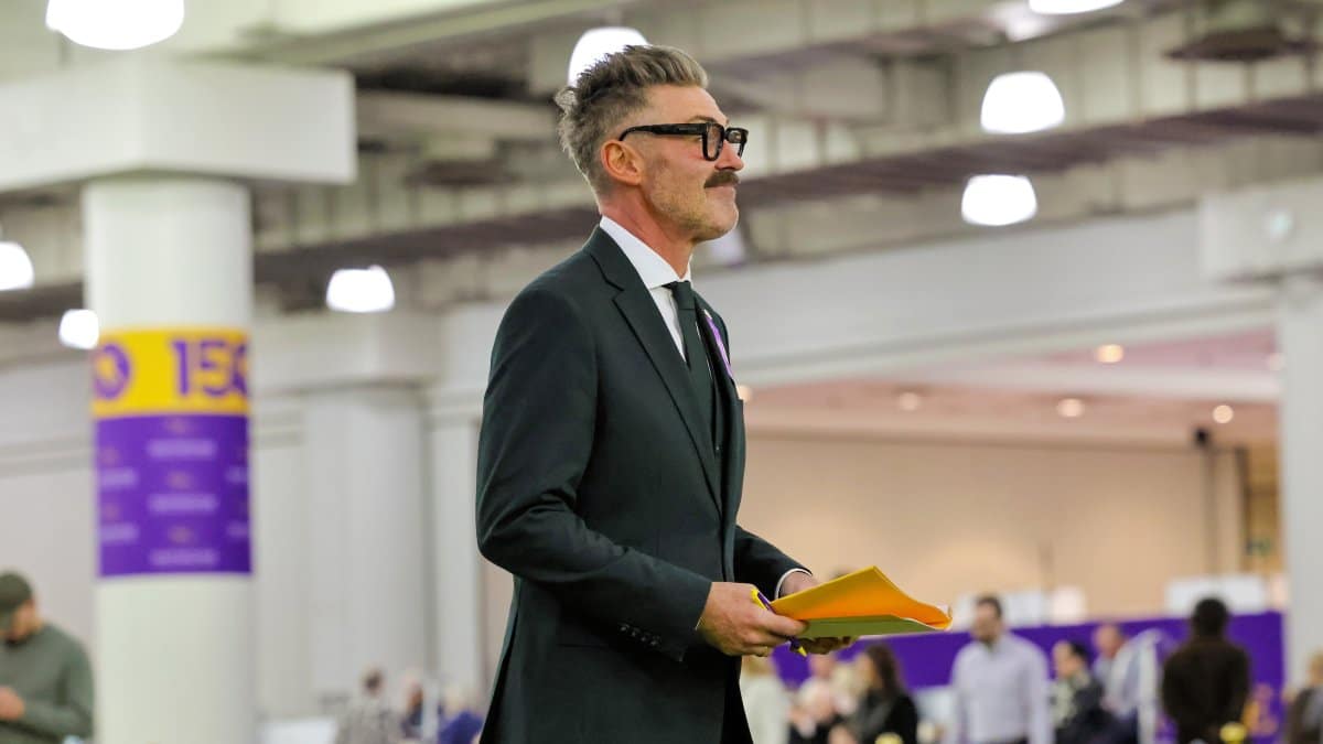 Tyron Atkinson at the 2026 Westminster Kennel Club Dog Show