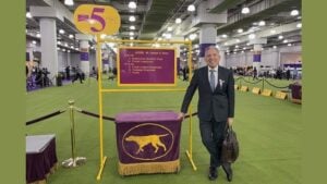 Joseph Reno at the 2026 Westminster Kennel Club Dog Show