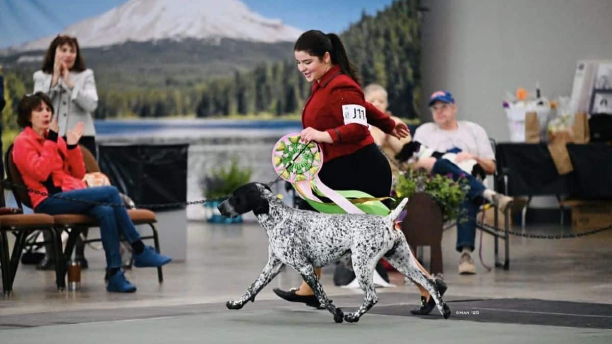 Jemma Panzarino at a dog show